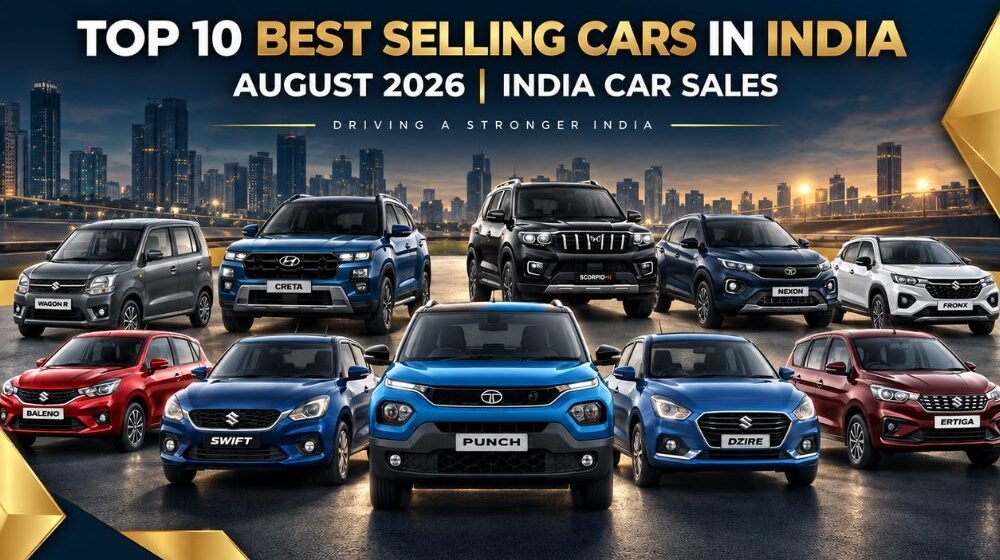 Best-Selling Cars in India in August 2026
