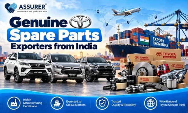 Genuine Toyota Spare Parts Exporters from India