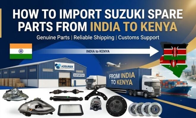 How to Import Suzuki Spare Parts from India to Kenya