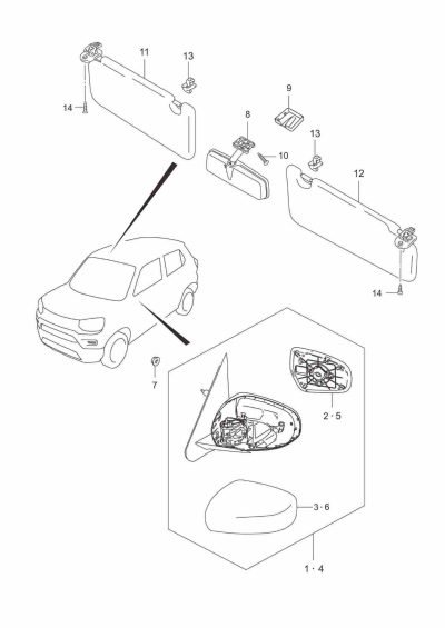 MIRRORSUNVISOR (K10B,K10C) S-Presso MC