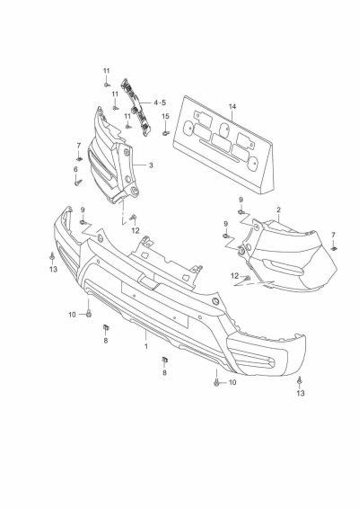 REAR BUMPER S-Presso MC