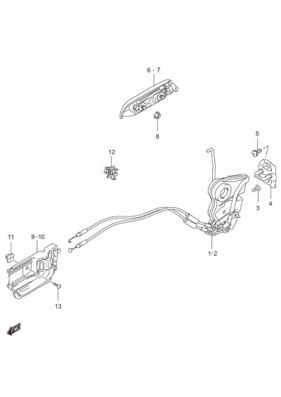 REAR DOOR LOCK S-Presso MC