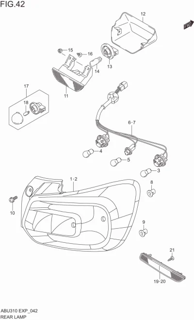 REAR LAMP S-Presso MC